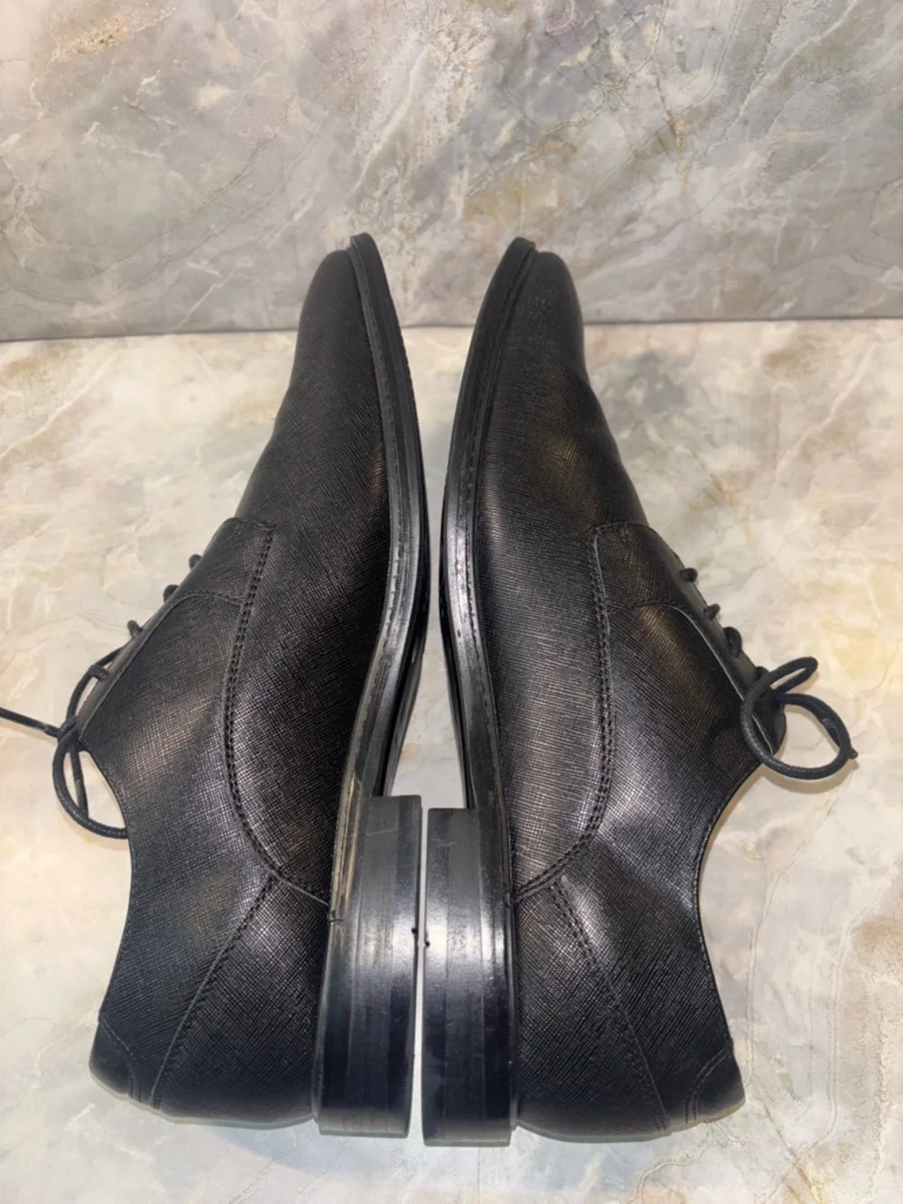 Mix No. 6 Freya Black Men's Lace-Up Derby Shoes